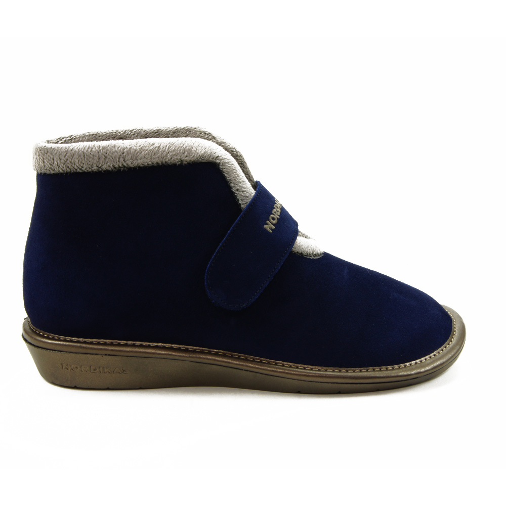 NORDIKA'S - Pantofole Casa Donna Modello 2000-FOR Con Stampa Formica, Calde E Confortevoli, Taglia 42, Blu Marino